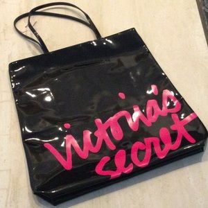 Victoria’s Secret Tote Bag VS Black Logo Large